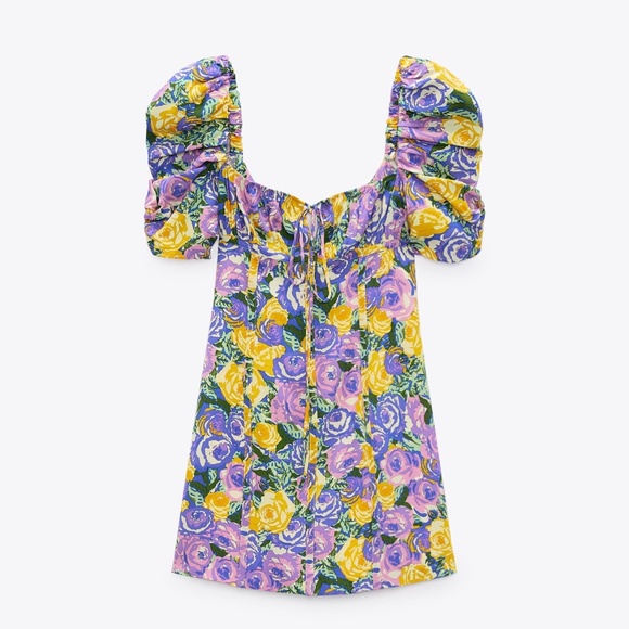 Zara floral mini dress - Picture 3 of 4